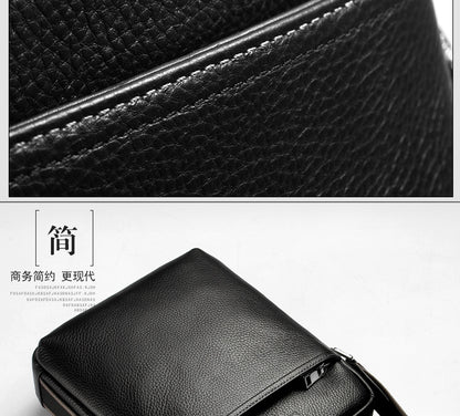 メンズショルダーバッグ 牛皮本革製 ファッション 大容量 斜めがけバッグ