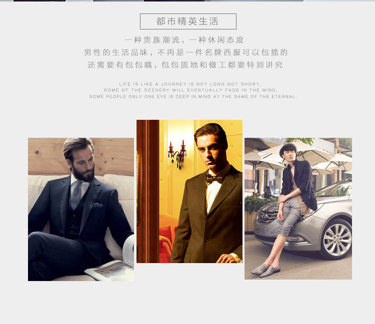 Men's Business Briefcase Made of Cowhide Genuine Leather High Quality Men's Handbag Handbag Computer Bag 