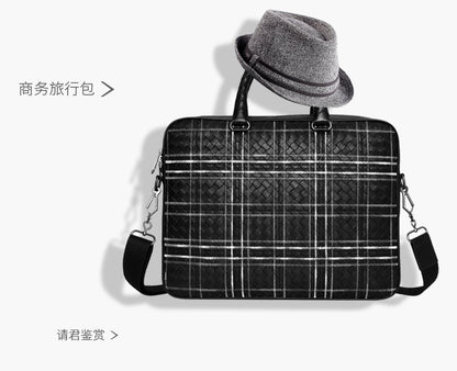 Men's handbag cowhide high quality men's handbag business briefcase crossbody shoulder bag 