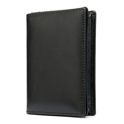 メンズ短財布羊皮韩国ファッション小銭入れカード入れ多機能男性用ウォレット