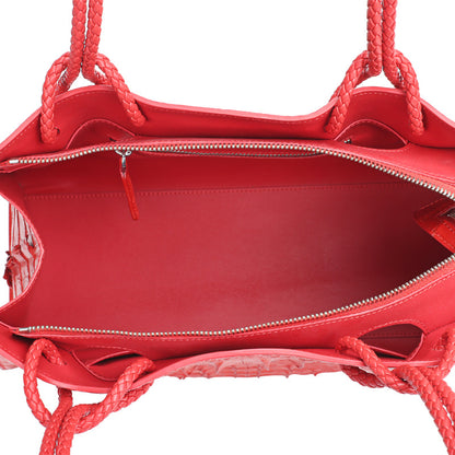 クロコダイル革の大容量レディースハンドバッグおしゃれなシンプルレディースバッグショルダークロスバッグ