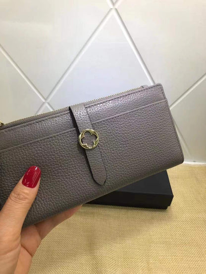 Wallet ladies cowhide long wallet clutch bag fashion ins style wallet trend 