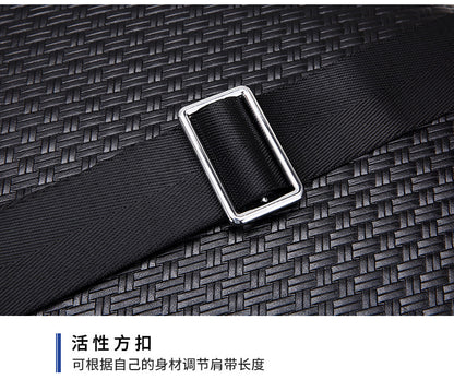 Men's handbag, handbag, genuine cowhide leather, large capacity, business computer bag, men's briefcase shoulder bag 