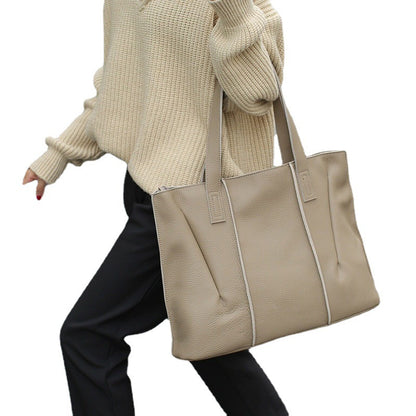 女性のハンドバッグ大容量ワンショルダー牛革脇レディースバッグスショルダーバッグ