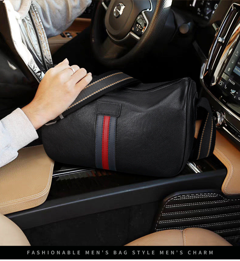 メンズショルダーバッグ 牛皮本革 ファッション カジュアル 通勤 男性用斜めがけバッグ