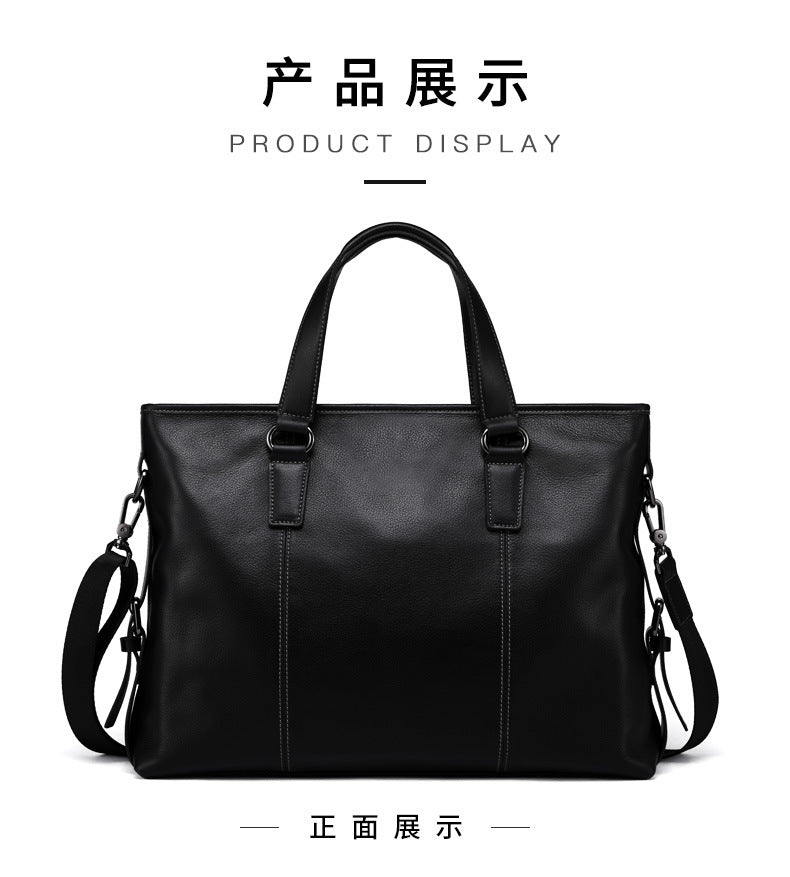 メンズハンドバッグ  牛皮本革製  パソコンバッグ カジュアル ビジネスブリーフケース斜めがけバッグ