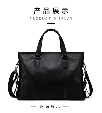 メンズハンドバッグ  牛皮本革製  パソコンバッグ カジュアル ビジネスブリーフケース斜めがけバッグ