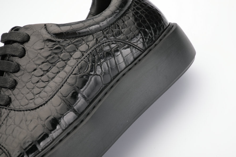 秋冬新品ワニ腹の皮メンズカジュアルシューズ 本革 革靴 ファッションビジネスシューズ