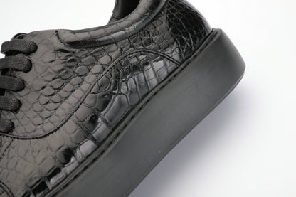 秋冬新品ワニ腹の皮メンズカジュアルシューズ 本革 革靴 ファッションビジネスシューズ