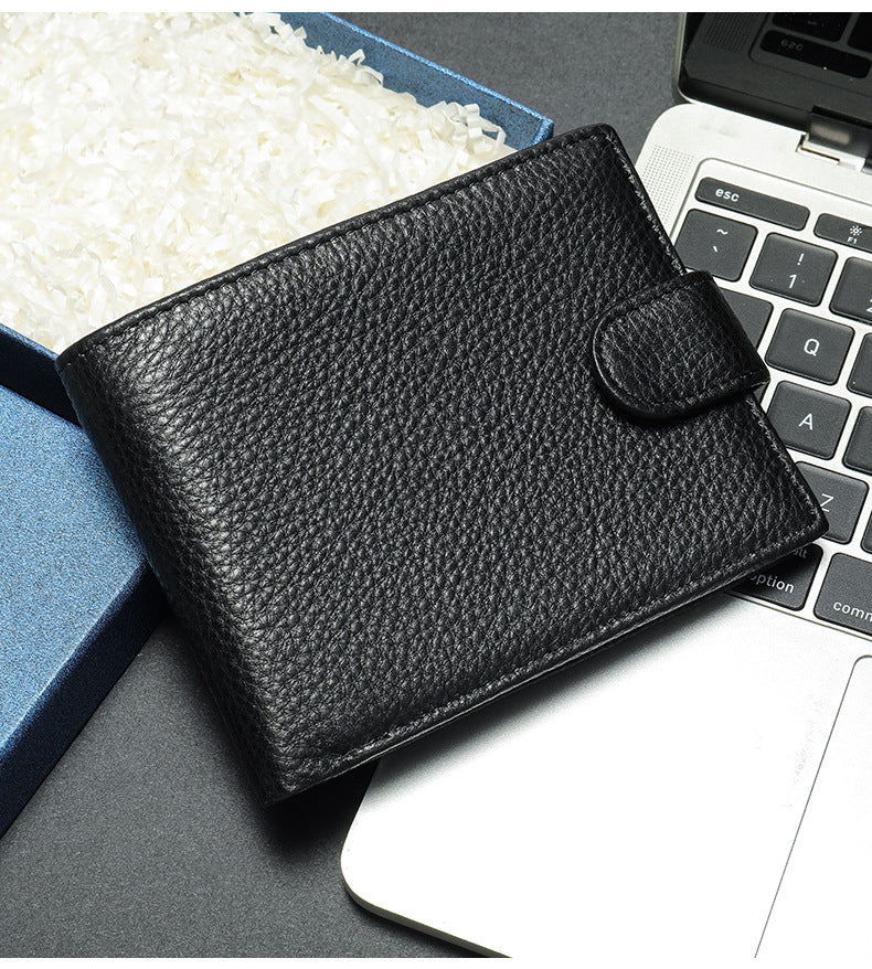 メンズ財布 牛皮シンプル 高品質 男性用財布