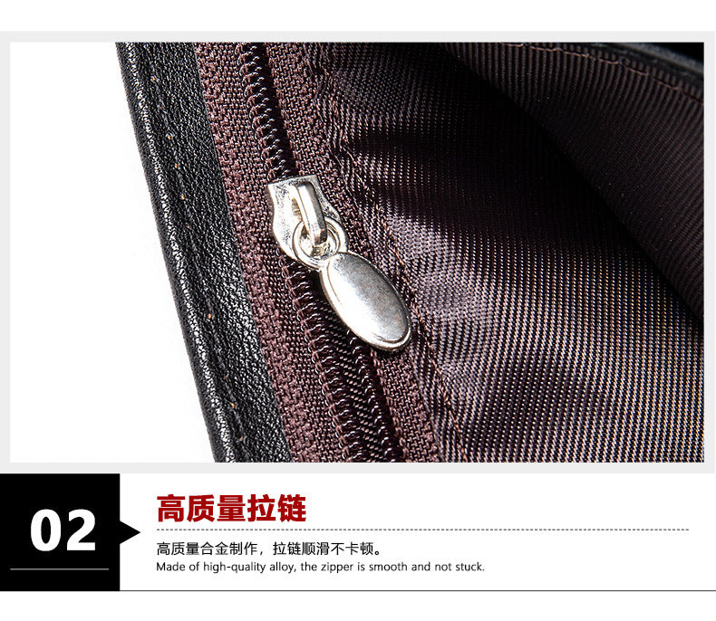 メンズ短財布 牛皮本革製 レトロ 多機能男性用ウォレット