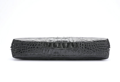 ワニ骨の皮 メンズハンドバッグ 本革 ビジネス カジュアル メンズバッグ