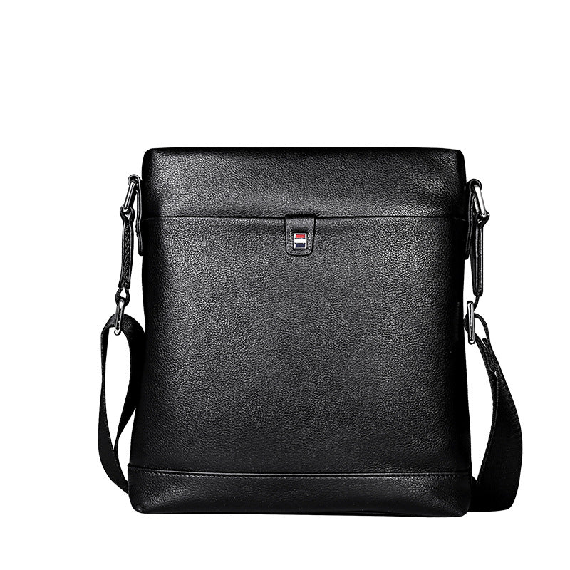 メンズショルダーバッグ 牛皮本革製 大容量 カジュアル男性用バッグ