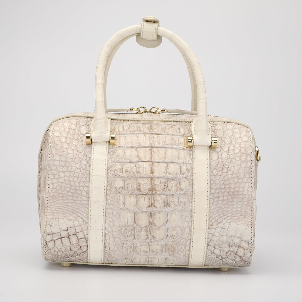 シャムワニ皮 女性バッグ 本革バッグ 枕バッグ 斜めがけバッグ 2wayバッグ ファッション