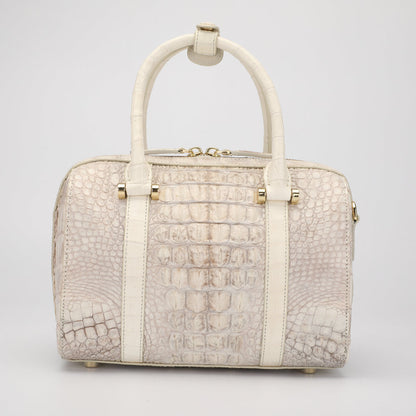 シャムワニ皮 女性バッグ 本革バッグ 枕バッグ 斜めがけバッグ 2wayバッグ ファッション