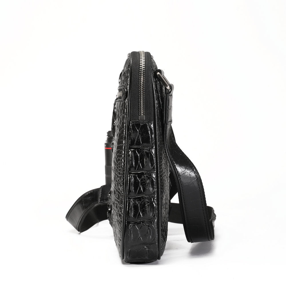 新型鰐皮 本革 メンズショルダーバッグ 斜めがけ ビジネス 通勤 カジュアル メンズバッグ