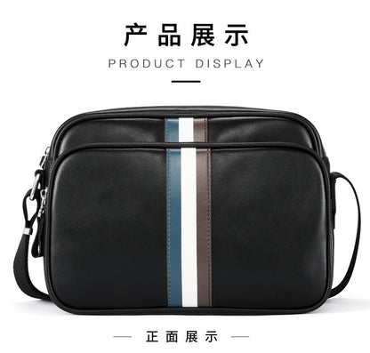 メンズショルダーバッグ 牛皮本革製 ビジネスファッション 大容量 斜めがけバッグ