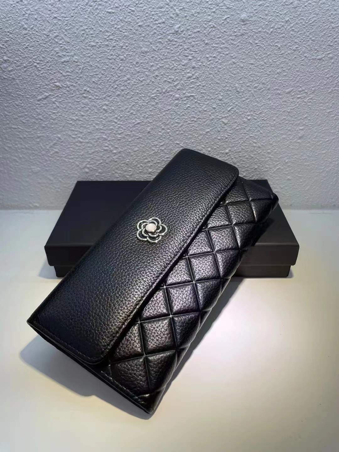 Ladies wallet cowhide clutch bag mobile pouch long wallet genuine leather wallet fashion