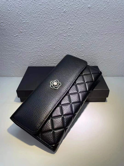 Ladies wallet cowhide clutch bag mobile pouch long wallet genuine leather wallet fashion