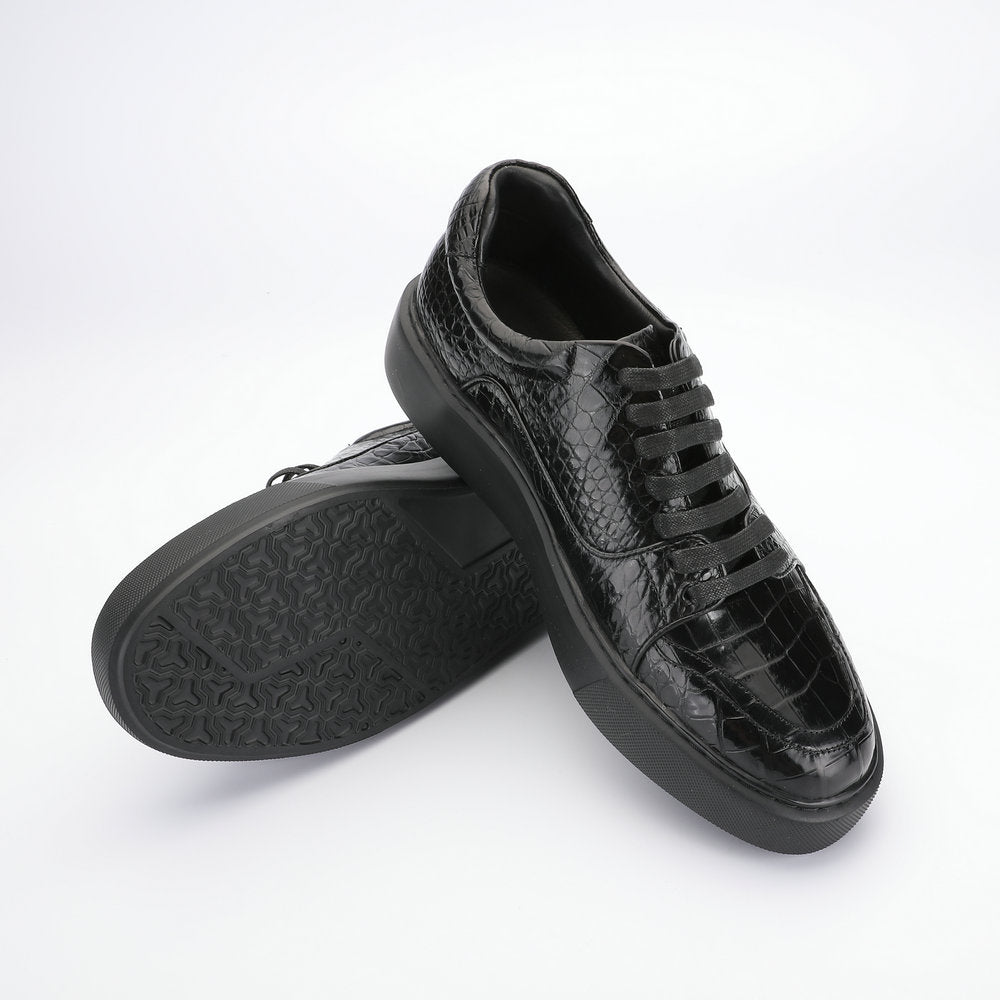 秋冬新品ワニ腹の皮メンズカジュアルシューズ 本革 革靴 ファッションビジネスシューズ
