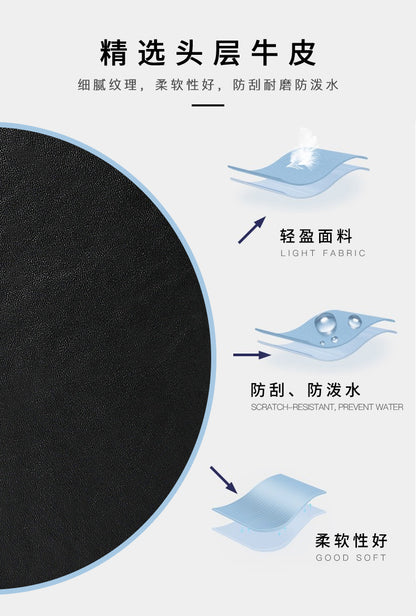 メンズブリーフケース ハンドバッグ 牛皮本革製 ビジネス カジュアル斜めがけバッグ