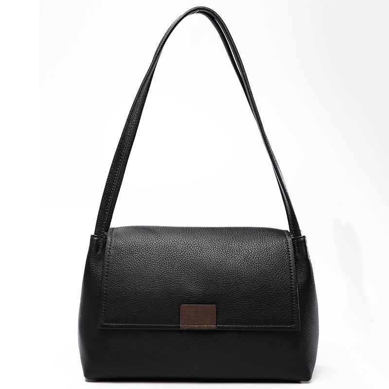 本革バッグ大容量ヘッドレスト牛革レディースバッグおしゃれショルダーバッグわきの下バッグ
