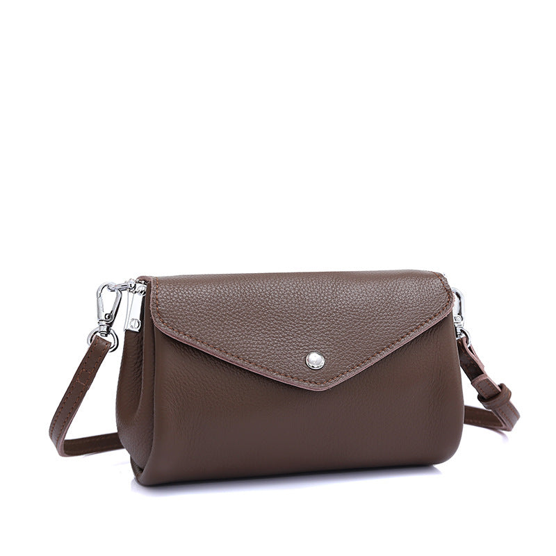 レトロな女性バッグシンプルカジュアルな斜めがけバッグスショルダーバッグ ファッション