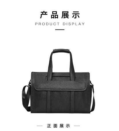 メンズブリーフケース 牛皮本革製 ハンドバッグ パソコンバッグ ビジネス大容量手提げかばん