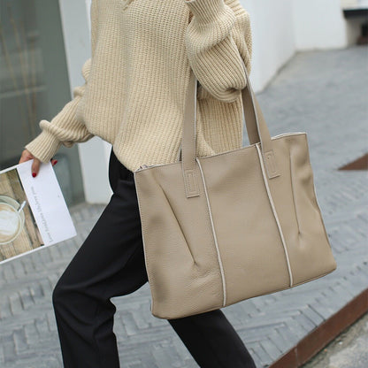 女性のハンドバッグ大容量ワンショルダー牛革脇レディースバッグスショルダーバッグ