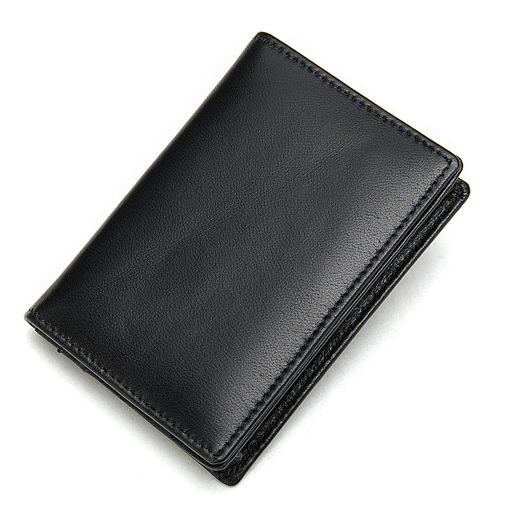 メンズ短財布羊皮韩国ファッション小銭入れカード入れ多機能男性用ウォレット