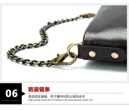 メンズ短財布 牛皮本革製 レトロ RFID盗難防止 カードバッグ