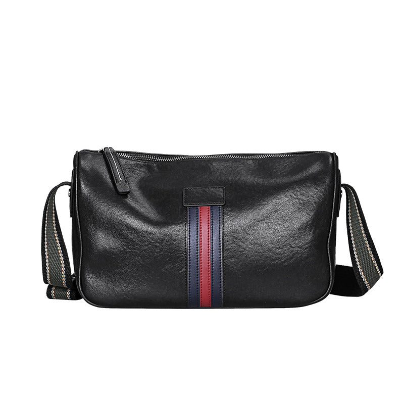 メンズショルダーバッグ 牛皮本革 ファッション カジュアル 通勤 男性用斜めがけバッグ