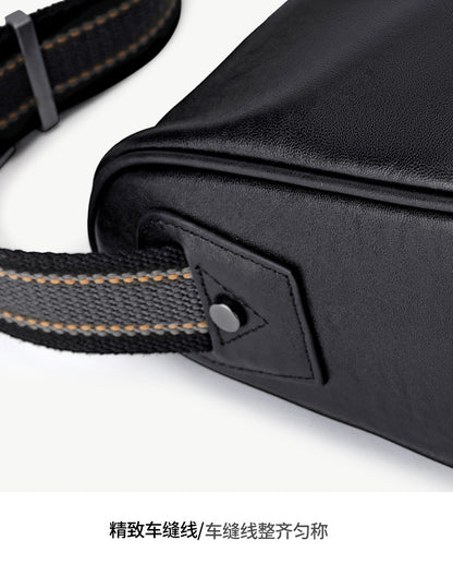 メンズショルダーバッグ 牛皮本革 ファッション カジュアル 通勤 男性用斜めがけバッグ