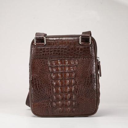 新型鰐皮 本革 メンズショルダーバッグ 斜めがけ ビジネス 通勤 カジュアル メンズバッグ
