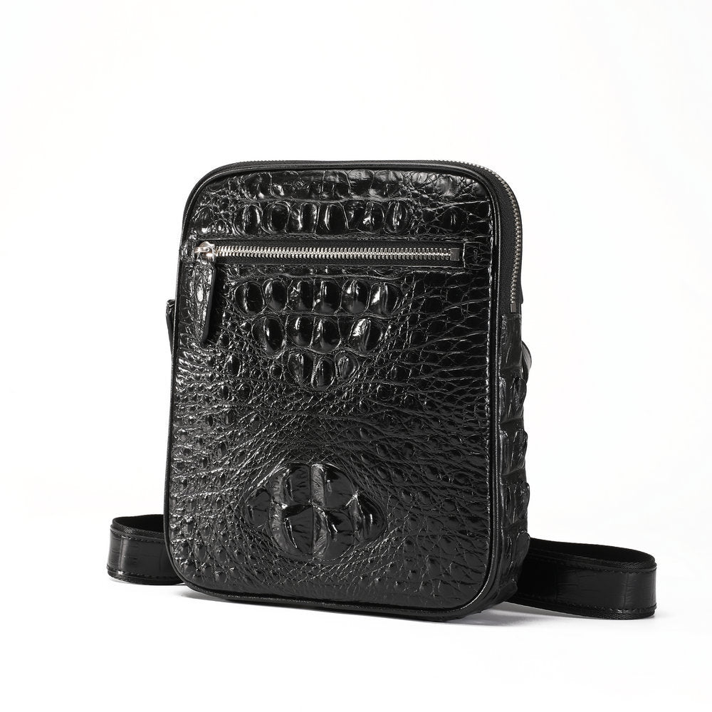 新型鰐皮 本革 メンズショルダーバッグ 斜めがけ ビジネス 通勤 カジュアル メンズバッグ