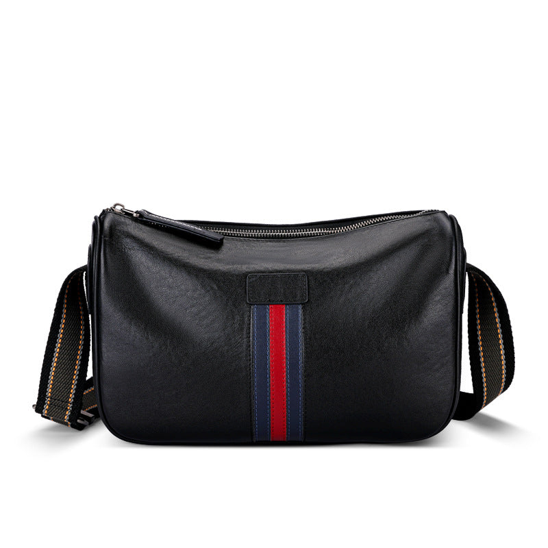 メンズショルダーバッグ 牛皮本革 ファッション カジュアル 通勤 男性用斜めがけバッグ