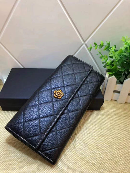 Cowhide long wallet ladies casual clutch bag wallet fashion smartphone