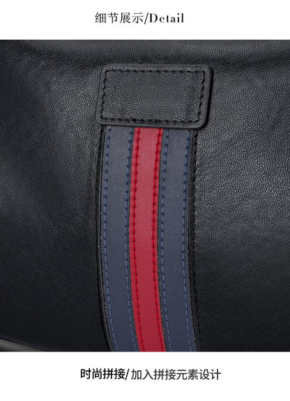 メンズショルダーバッグ 牛皮本革 ファッション カジュアル 通勤 男性用斜めがけバッグ