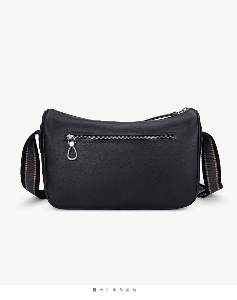 メンズショルダーバッグ 牛皮本革 ファッション カジュアル 通勤 男性用斜めがけバッグ