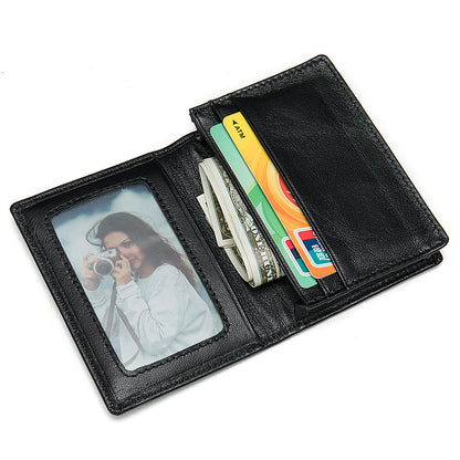 メンズ短財布羊皮韩国ファッション小銭入れカード入れ多機能男性用ウォレット