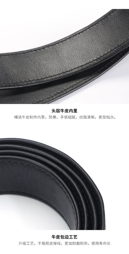 ワニ皮 メンズベルト ファッション プレートバックル 本革製男性用ベルト