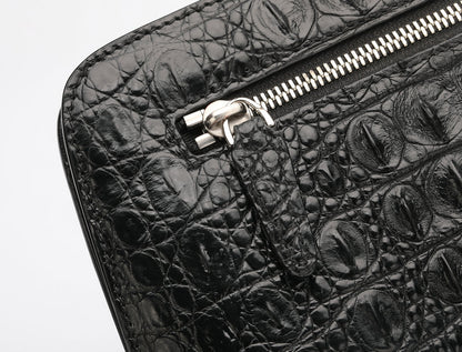 ワニ骨の皮 メンズバストバッグ 本革カジュアル アウトドア ショルダーバッグ 斜めがけバッグ ミニファッションウエストバッグ