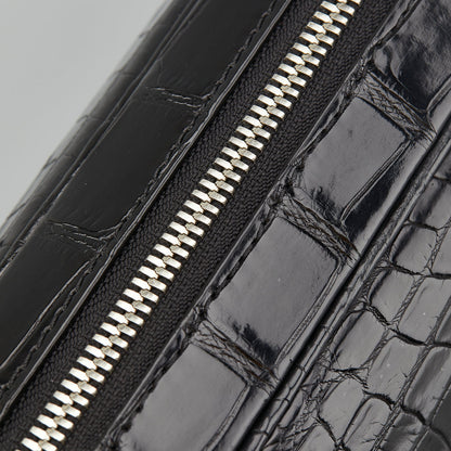 シャム鰐皮 本革メンズブリーフケース ハンドバッグ カジュアル 出張 通勤 ビジネスバッグ オフィスバッグ  ファイルバッグ 手提げかばん