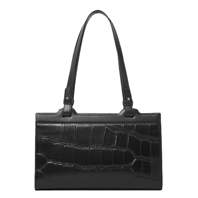 牛革ぎゅうかわ 女性バッグショルダーバッグ通勤手提げレトロバッグ何とでも合うトートバッグ