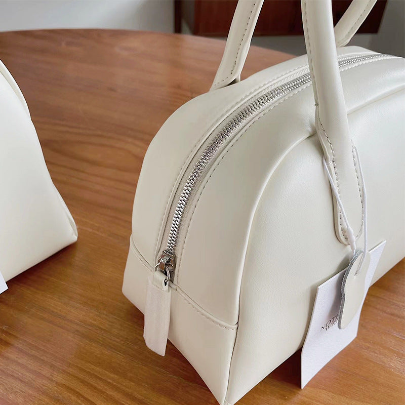 女性のハンドバッグファッション牛革ボストンバッグレザートートバッグ 何とでも合う