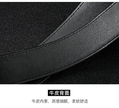 ダチョウの皮メンズベルト本革ビジネスカジュアル自動バックル幅3.4cm高品質男性ベルト