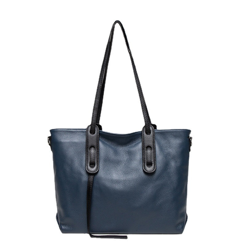 女性ワンショルダートートバッグ大容量本革バッグ斜め掛けバック牛革ショルダーバッグ ファッション