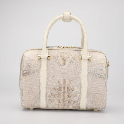 シャムワニ皮 女性バッグ 本革バッグ 枕バッグ 斜めがけバッグ 2wayバッグ ファッション