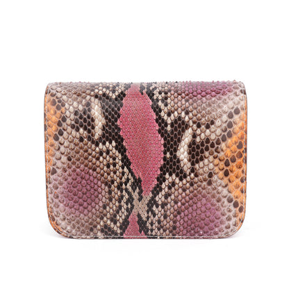 パイソン革レディースバッグクロス小方形バッグ斜めがけバッグ ファッション 流行