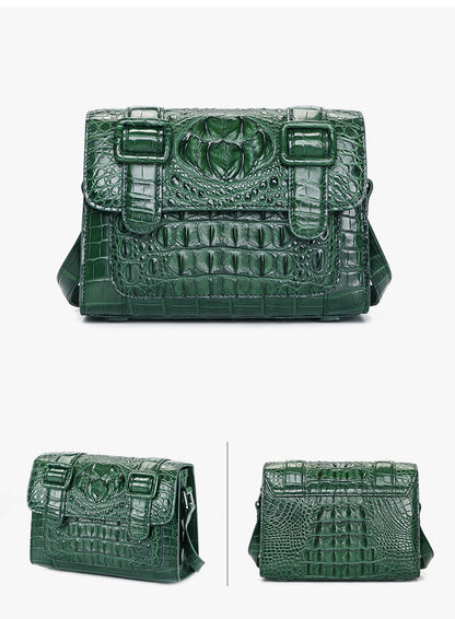 レディースショルダーバッグのカジュアルショルダーバッグがおしゃれなクロコダイル革